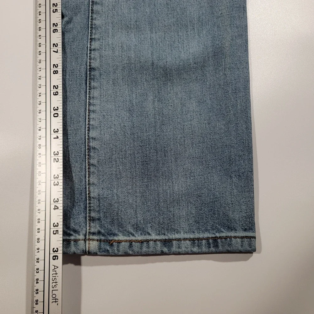 Vintage Mens Levi's‎ Light Wash Straight Leg Jeans 33x36 (32x36)